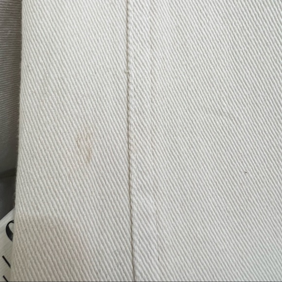 NWOT $289 Pharaoh Wide Leg High Rise Jeans in Ivory Women’s Size 0 - Picture 7 of 7